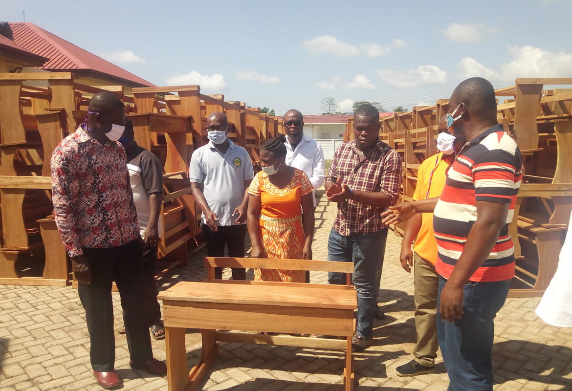 Ho West Dce Hands Over Another Furniture To Ghana Education Service