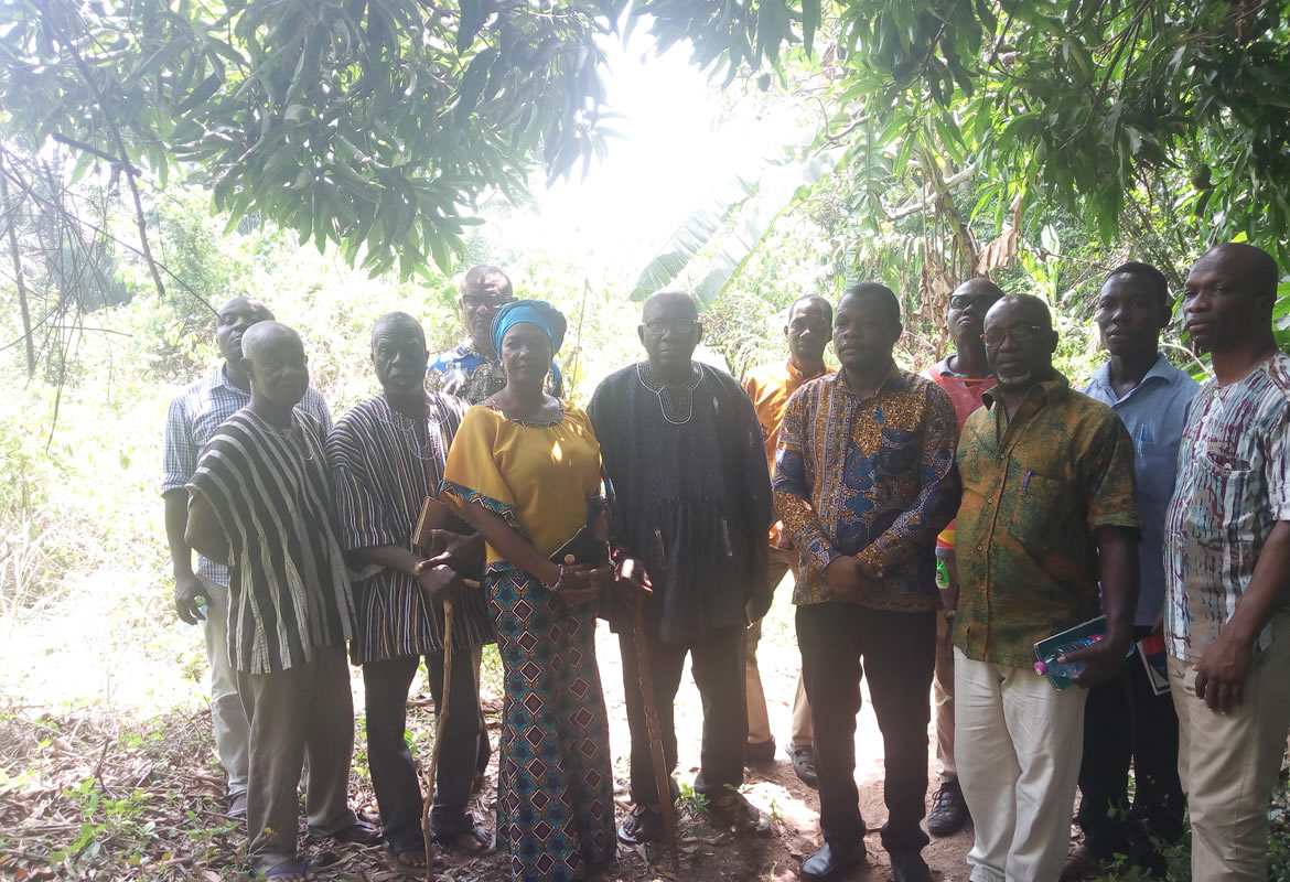 Site Handing Over Of Dzolo-Kpuita Saviefe Gbedome Road To Contractor In The Ho West District