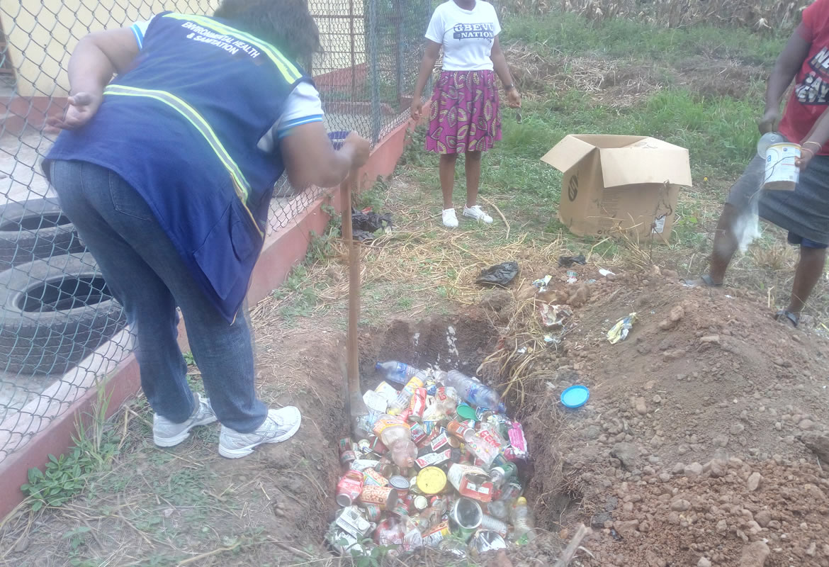 Environmental Health And Sanitation Unit Destroys Unwholesome Products
