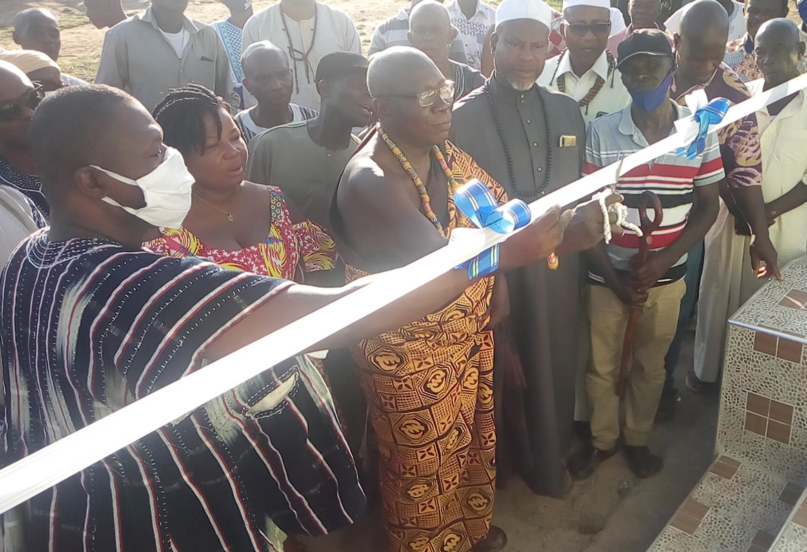 Ho West DCE Commissions Medical Theatre And 4 Units Water Closest At Kpedze