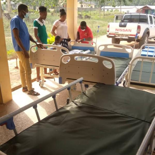Ho West DCE Hands Over Hospital Beds To District Health Directorate