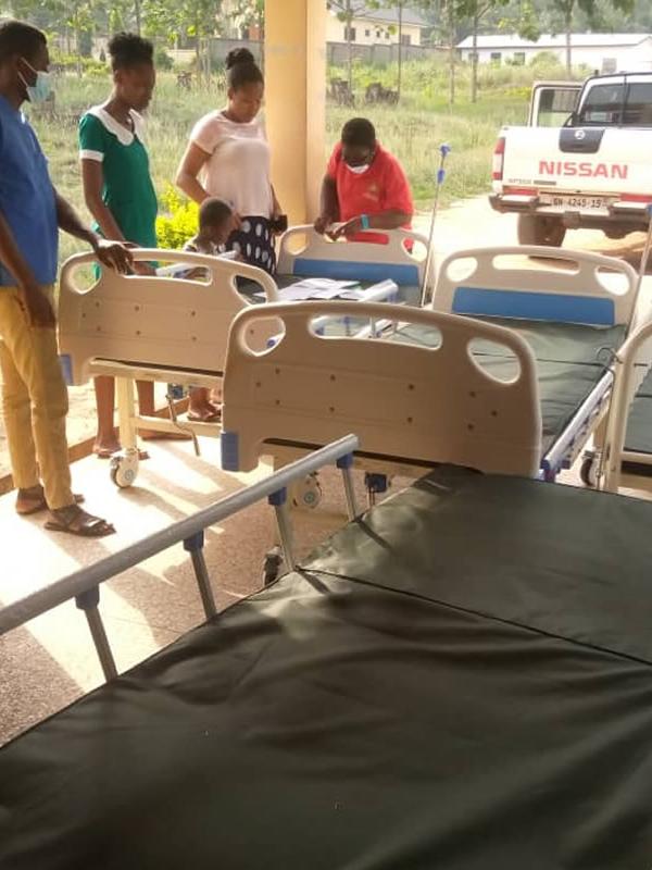 Ho West DCE Hands Over Hospital Beds To District Health Directorate