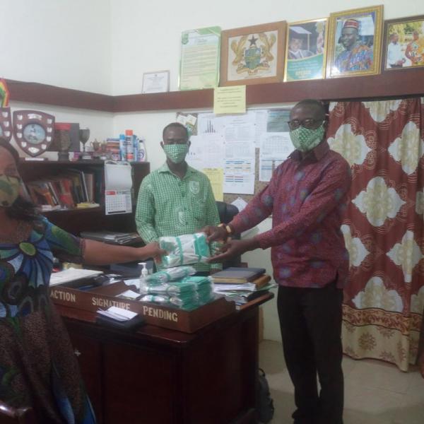 Ho West District Planning Officer Donates Face Masks To Kpesco